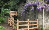 Garde corps devant rivière à St Hilaire des Landes