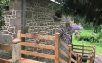 Garde corps et pont devant rivière à St Hilaire des Landes